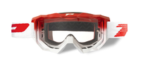 PROGRIP brillen 3200 TR rood/wit met helder 3210