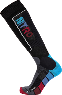 Calze NITRO Cloud 8 nero/blu/rosso