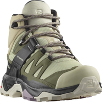 SALOMON Schuhe X Ultra 4 Mid GTX W alfalfa/tiefes Flechtengrün/Mandelmilch