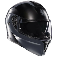 AGV šalmas Streetmodular Resia matinė juoda/pilka