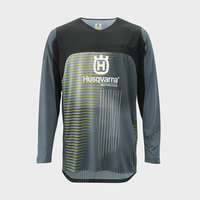 HUSQVARNA Hemden Railed schwarz/grau