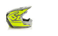 Kaski 6D ATR-3 Hex Gloss neonowy żółty