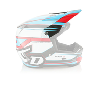 6D hjelmvisir ATR-3 Hyper gloss rød/blå