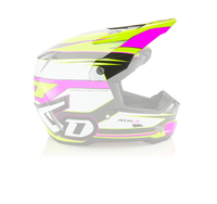 6D hjelmvisir ATR-3 Hyper gloss neon pink/gul