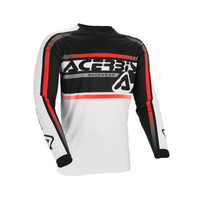 Maillot ACERBIS MX Linear Lugo blanc/noir