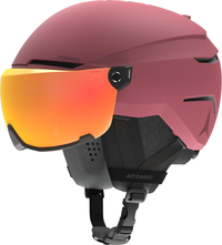 Kask ATOMIC Savor Visor ST bordowo-czerwony z czerwonym ST C2