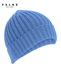 FALKE skiing beanie Merino X-Fine Ribbed blue