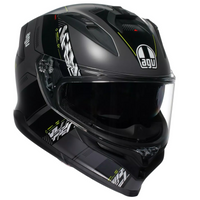 AGV K7 Kyber matt grey/yellow fluo helmet