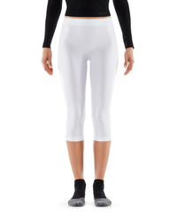 FALKE salopette termica 3/4 Donna bianca