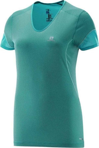 SALOMON Shirt SS Trail Runner Tee W blau