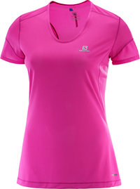 SALOMON Shirt SS Trail Runner Tee W rosa