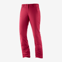 SALOMON bukser W Stormseason REG rød