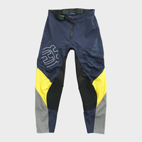 HUSQVARNA Hose Kids Railed blau/gelb/grau