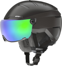 Casque ATOMIC Savor GT Amid Visor HD noir avec vert HD C2-3