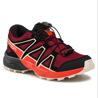 SALOMON buty Speedcross J czerwono-czarne