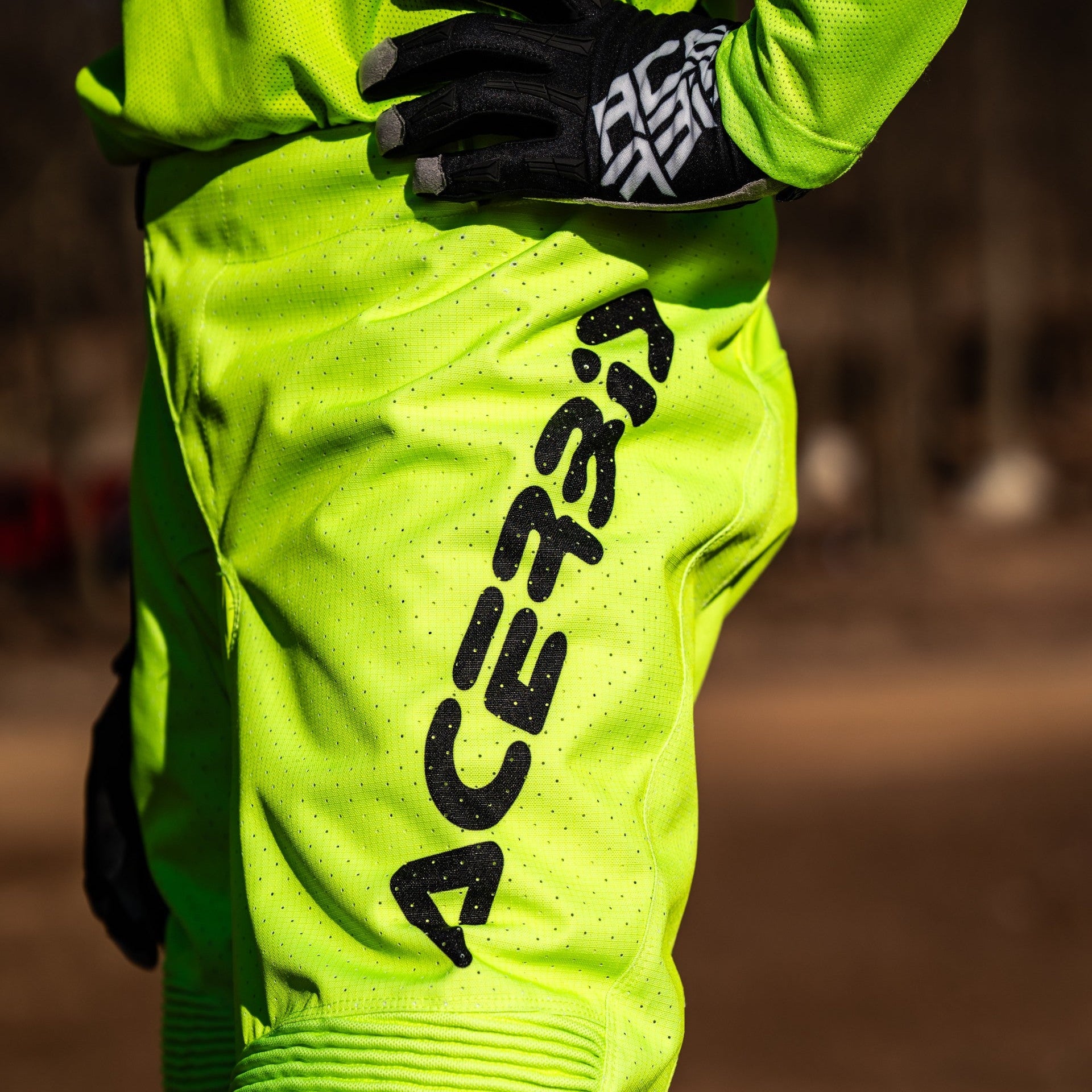 ACERBIS pants MX K Windy Vented green/black