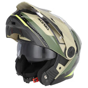 Casque ACERBIS Rider Graphic vert/marron