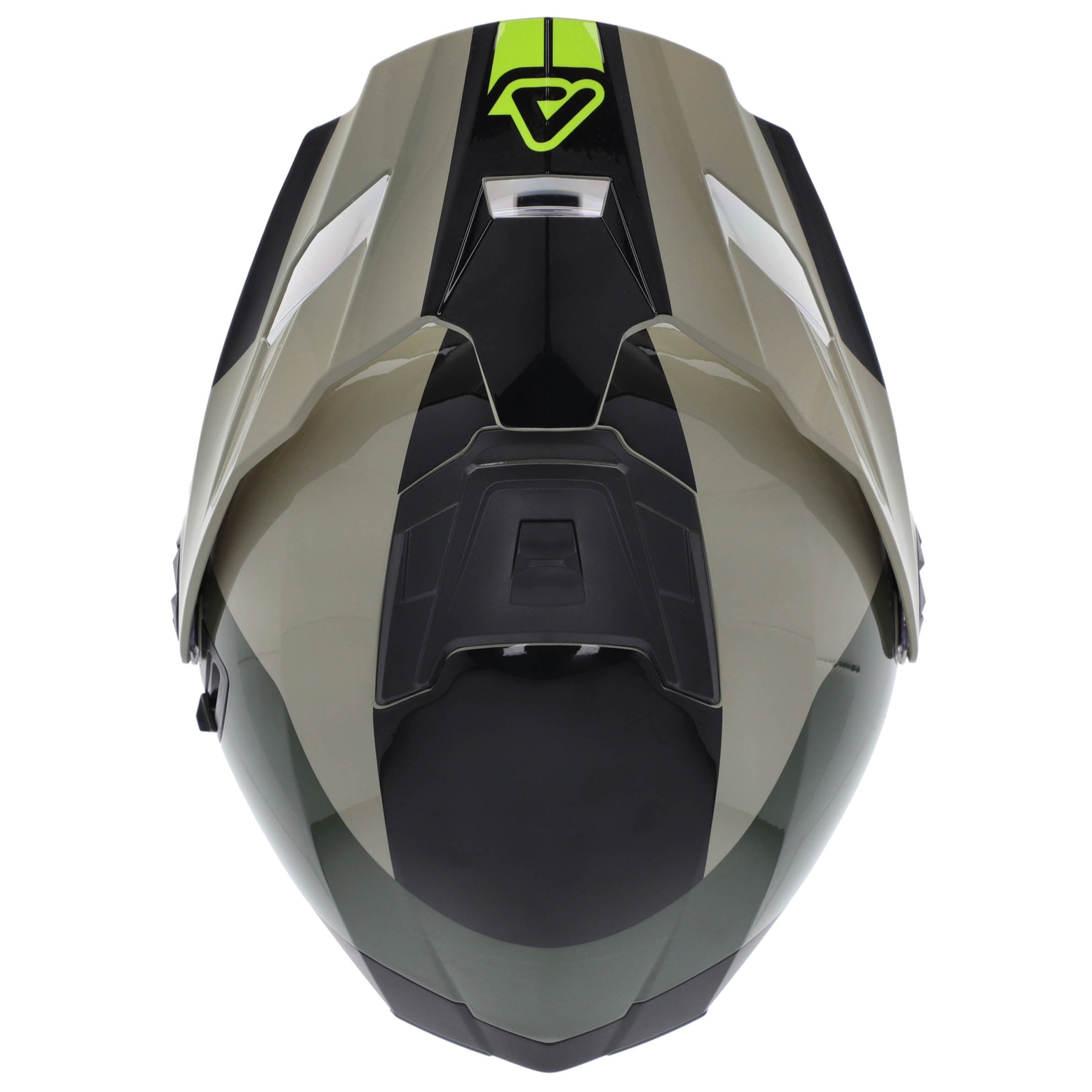 Casque ACERBIS Rider Graphic vert/marron