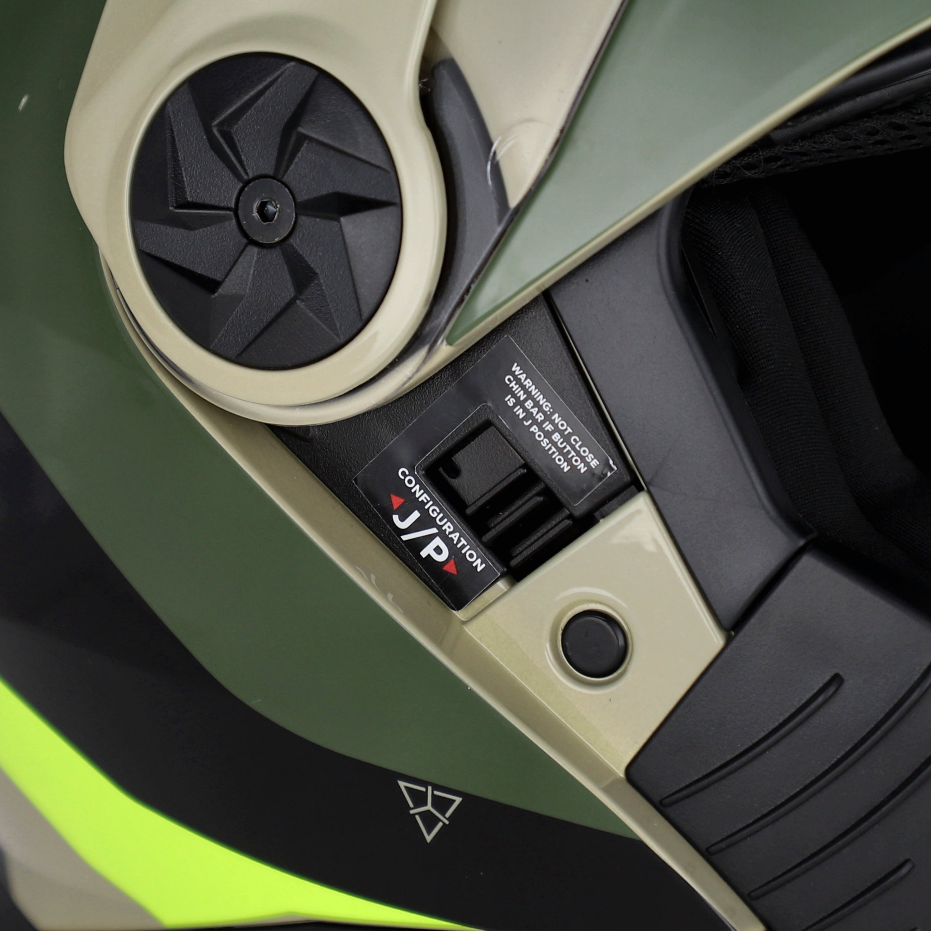 Casque ACERBIS Rider Graphic vert/marron