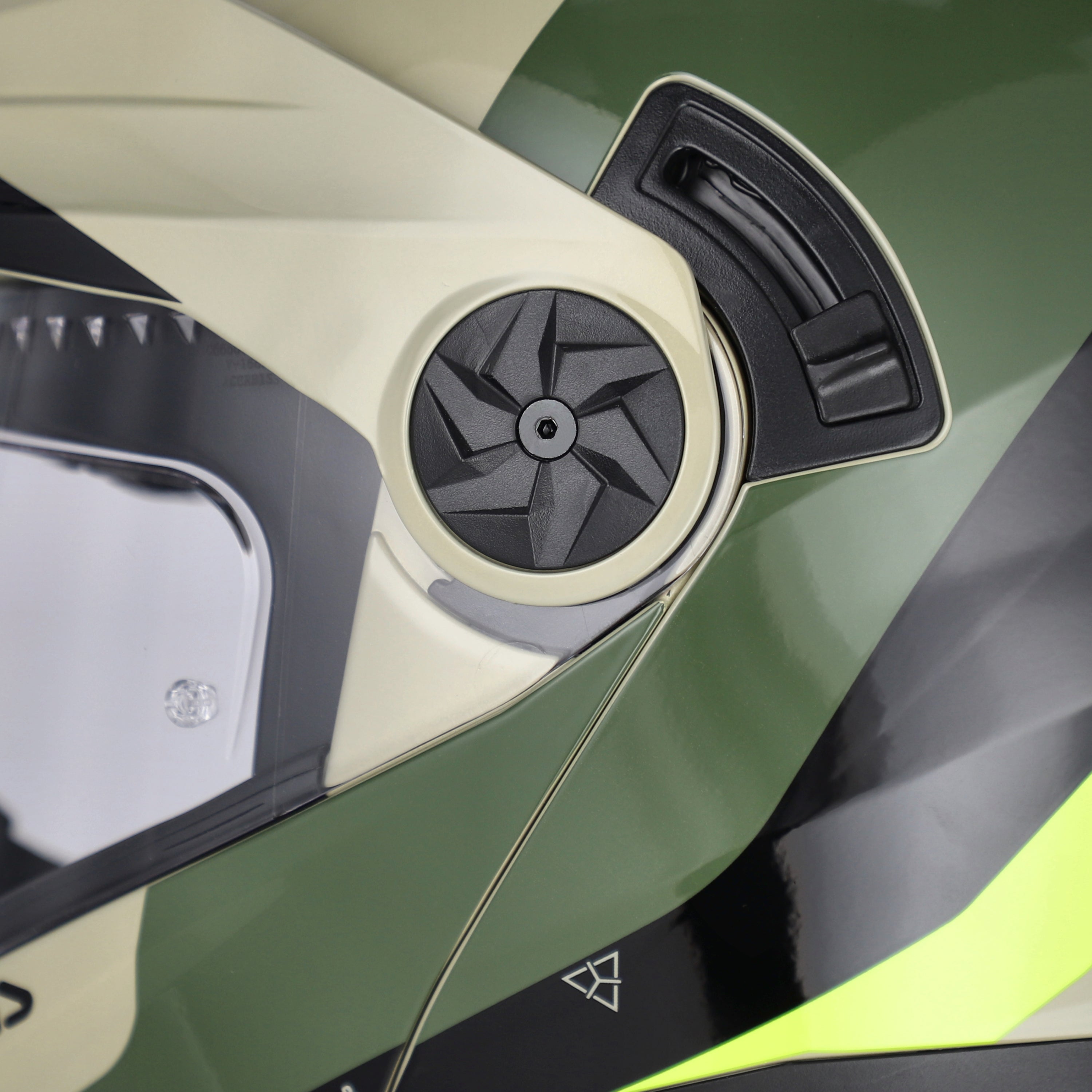 Casque ACERBIS Rider Graphic vert/marron