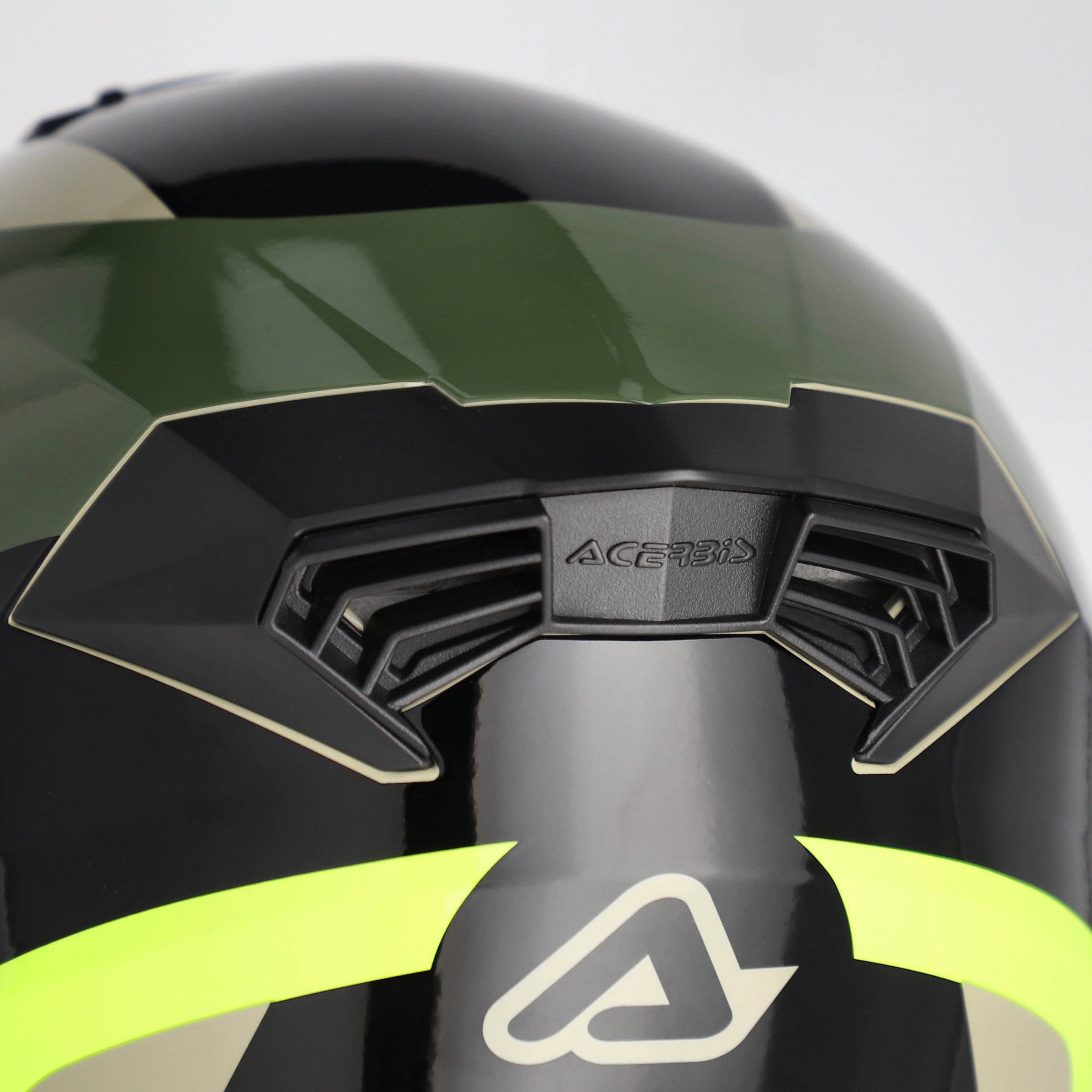Casque ACERBIS Rider Graphic vert/marron