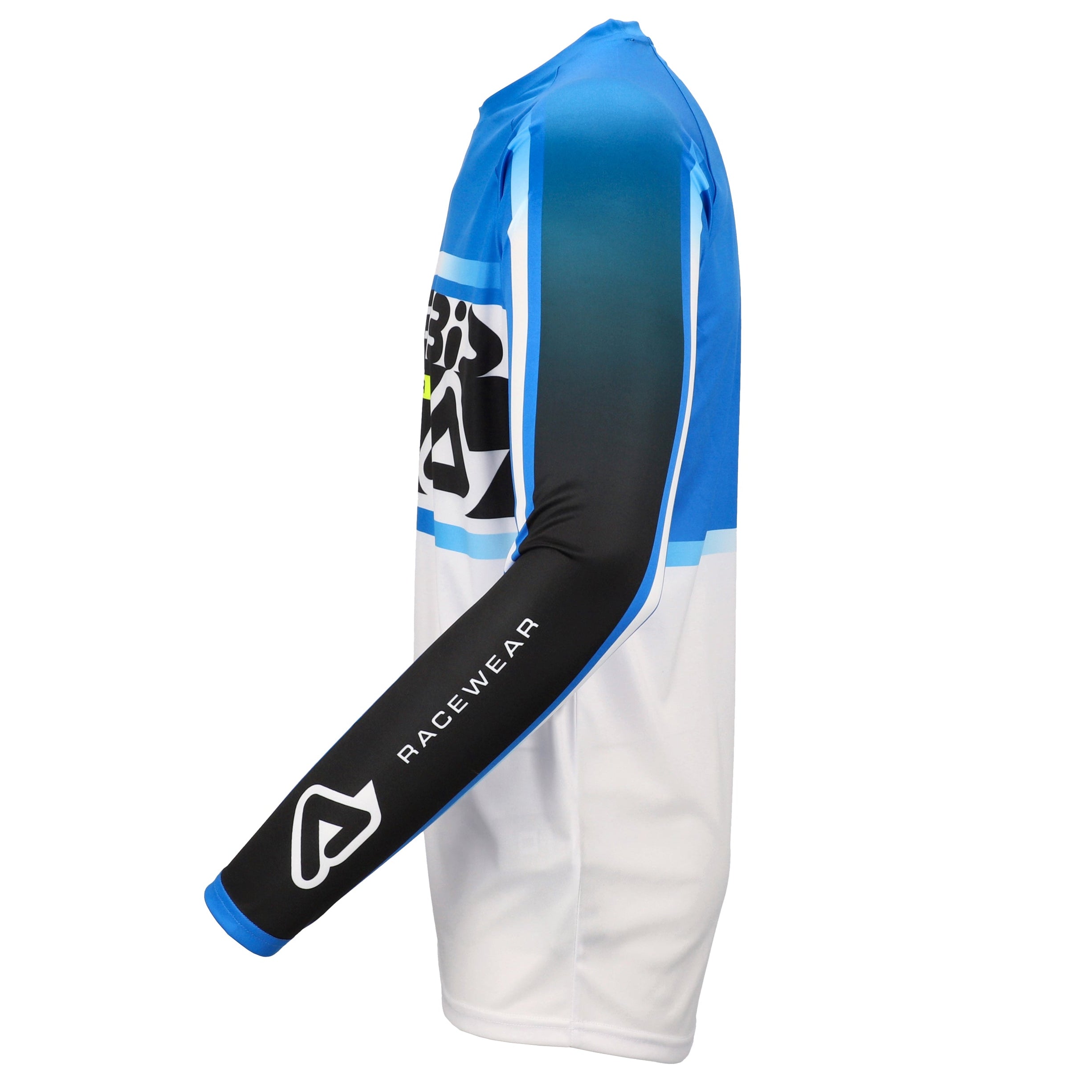 ACERBIS trøje MX Linear Kid hvid/blå