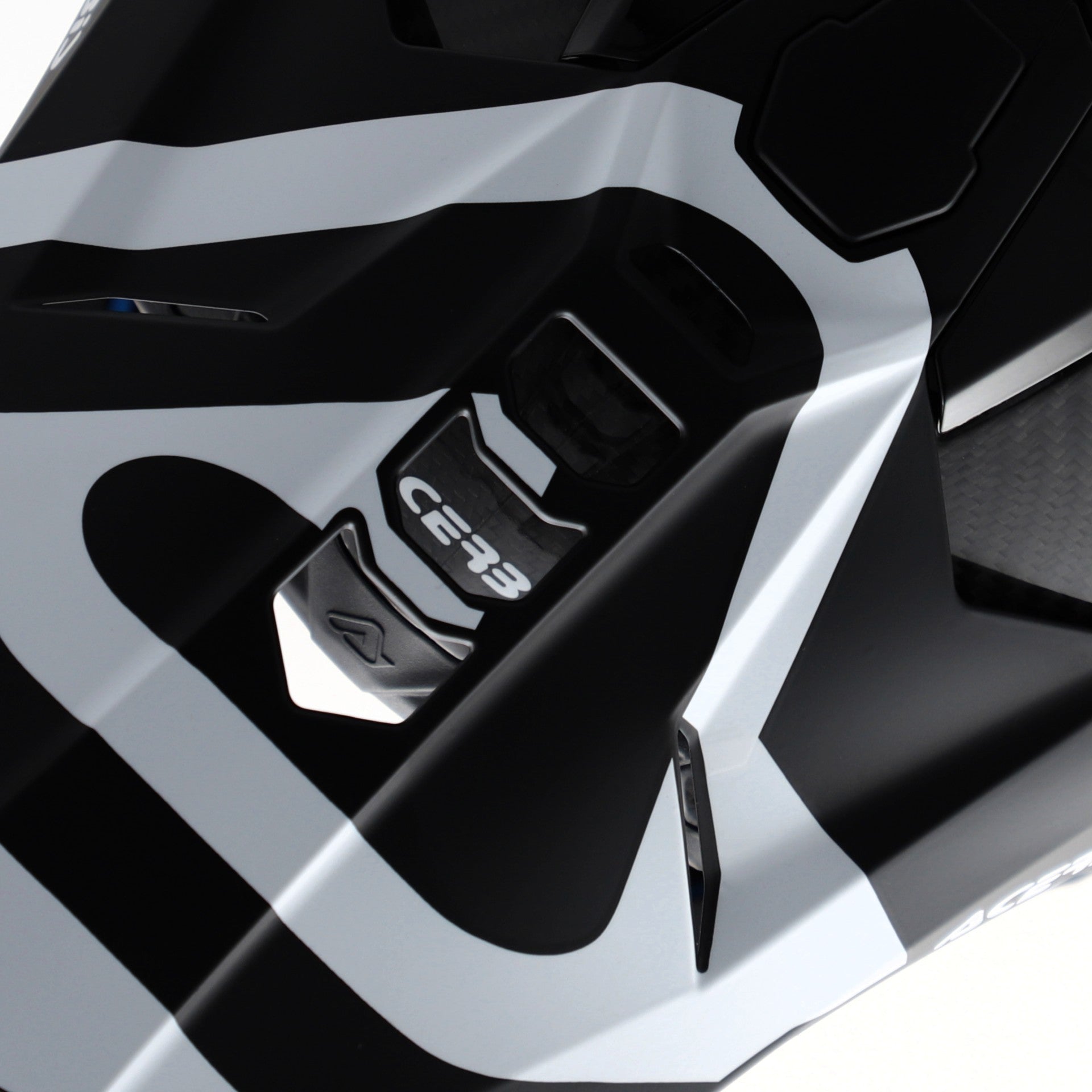 ACERBIS helm Airstrike-C zwart/wit
