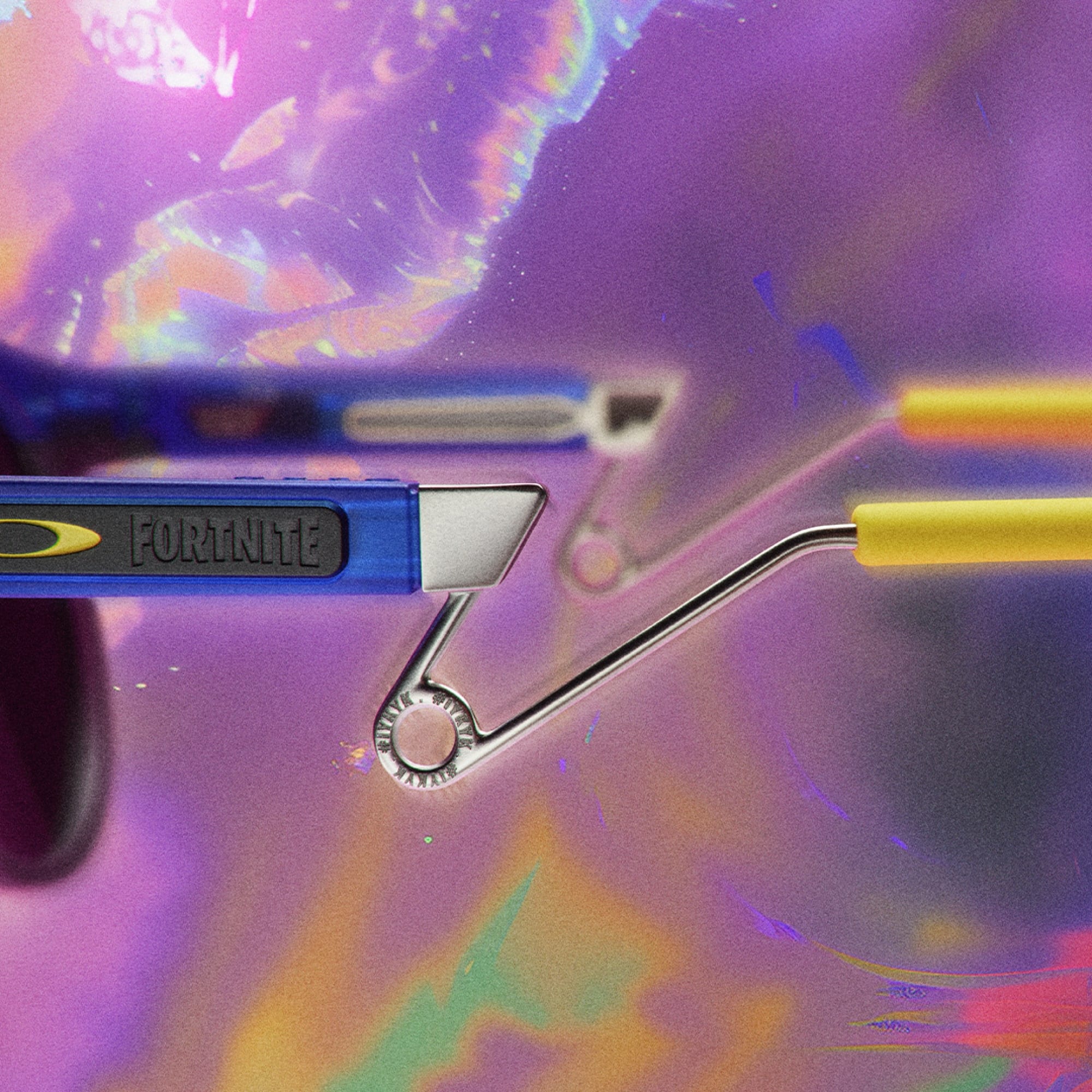 OAKLEY solbriller HSTN Metal trans krystalblå med prizm sort