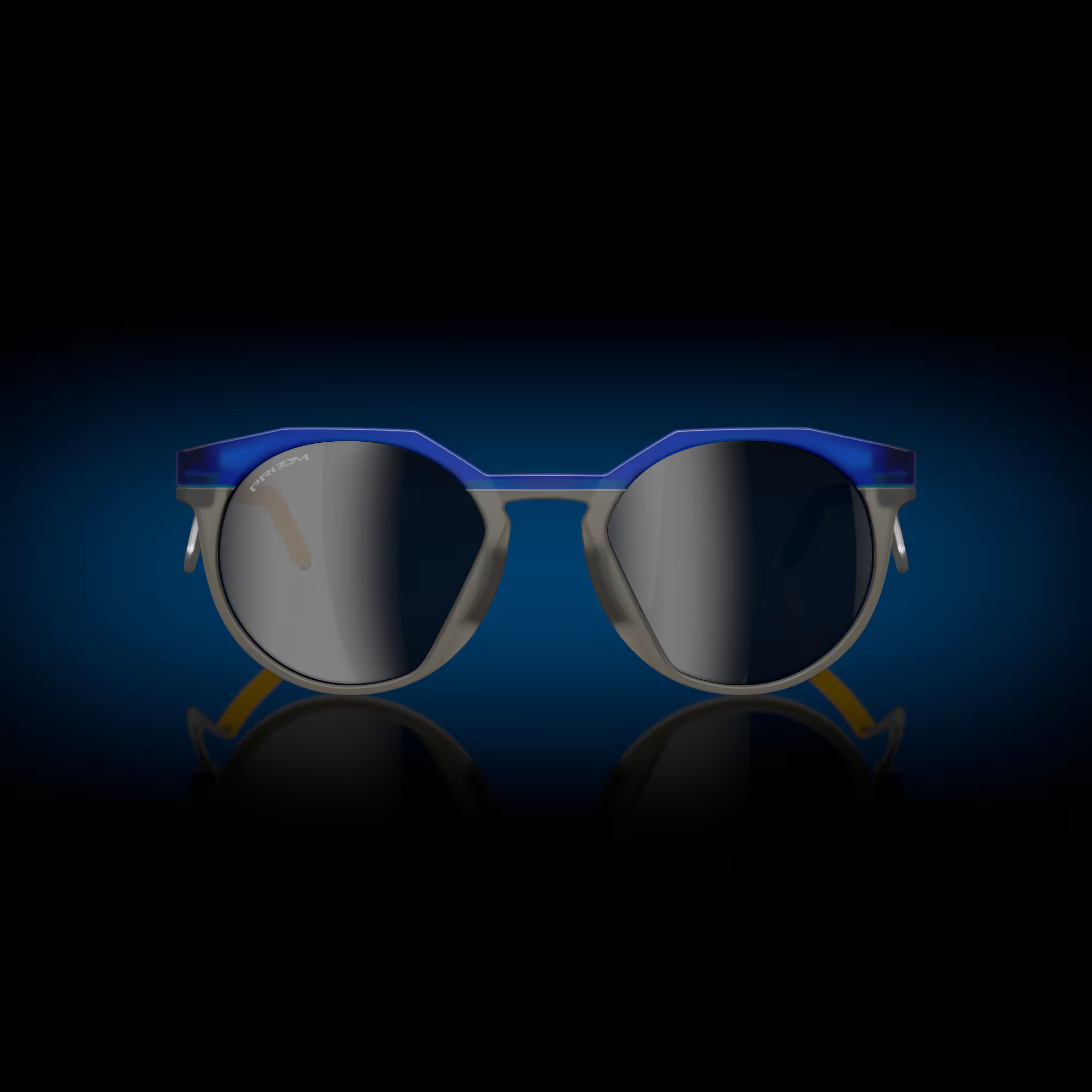 OAKLEY solbriller HSTN Metal trans krystalblå med prizm sort