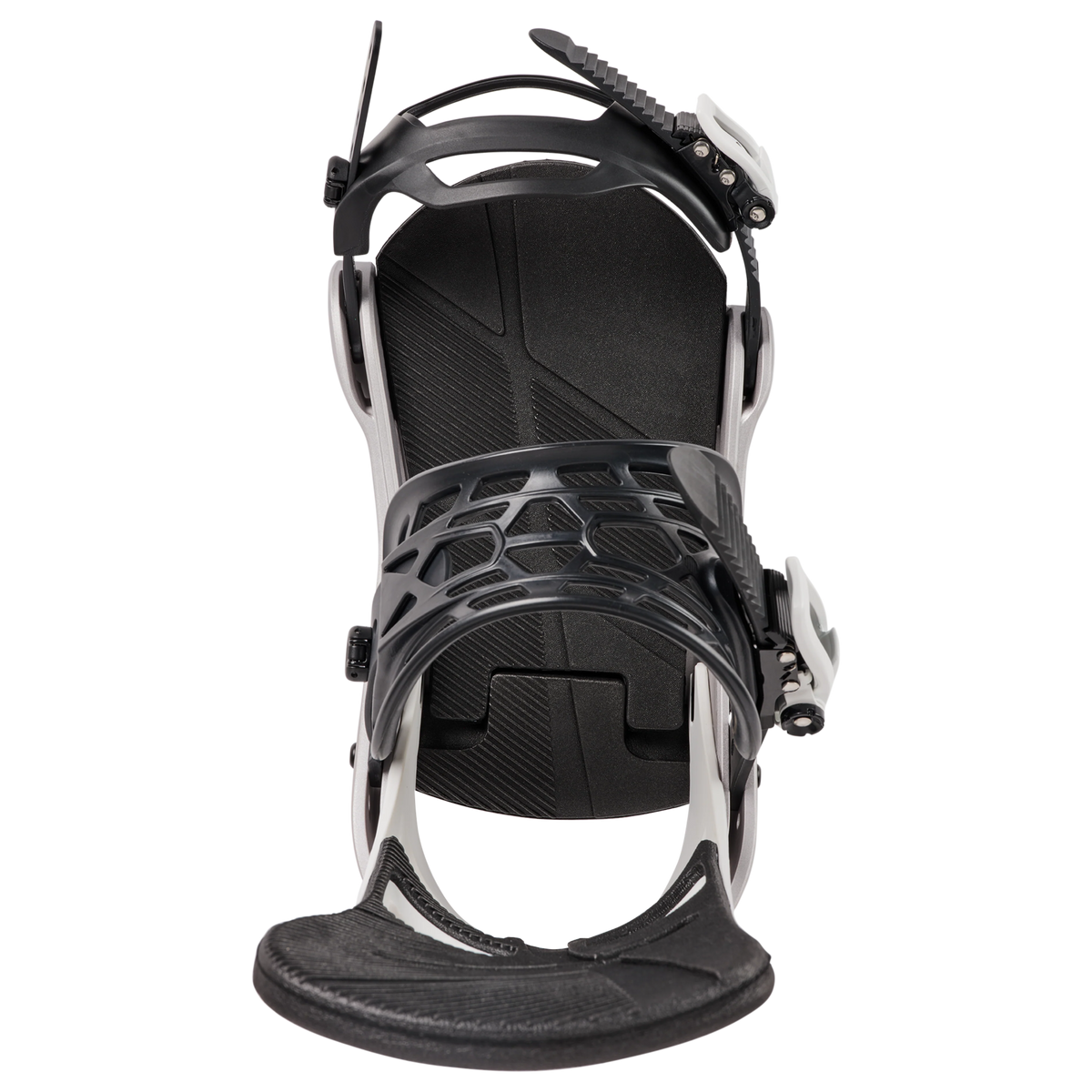 BURTON Mission white/silver bindings