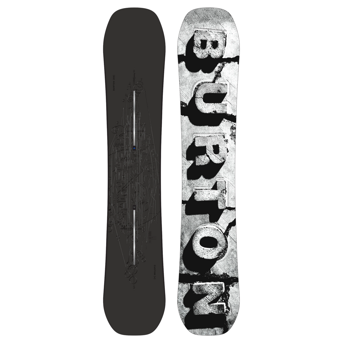 BURTON Custom X Wide etched snowboard