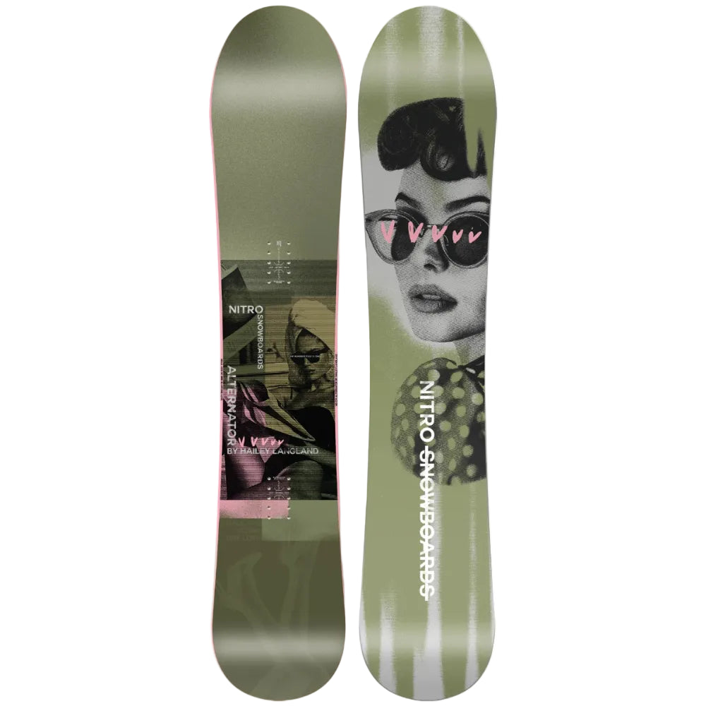 NITRO Alternator X Hailey Womans green snowboard