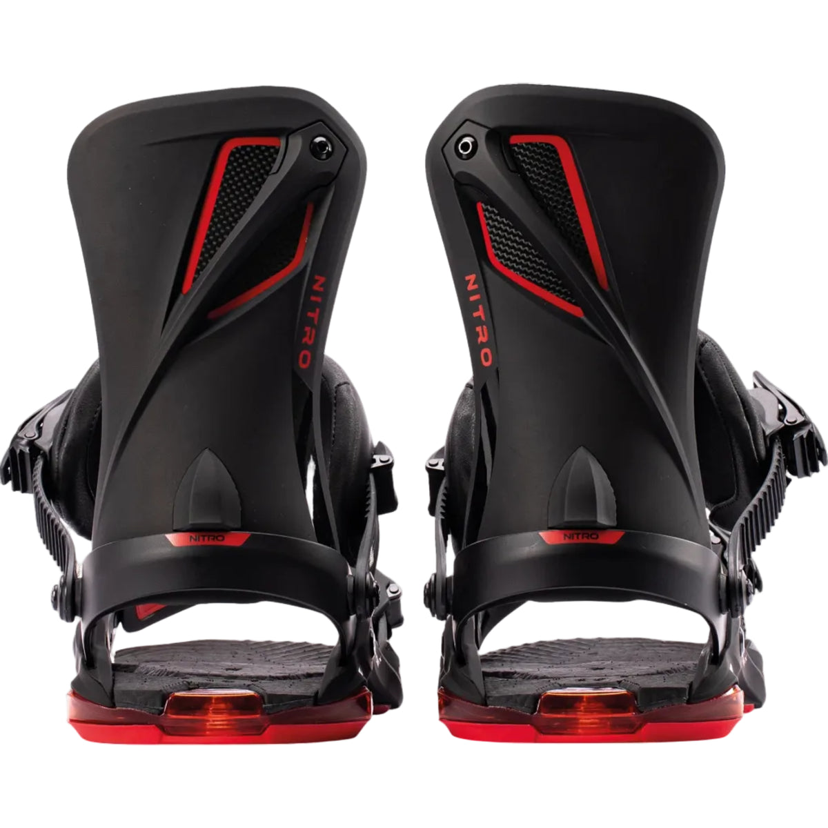 NITRO Phantom+ ultra black/red bindings