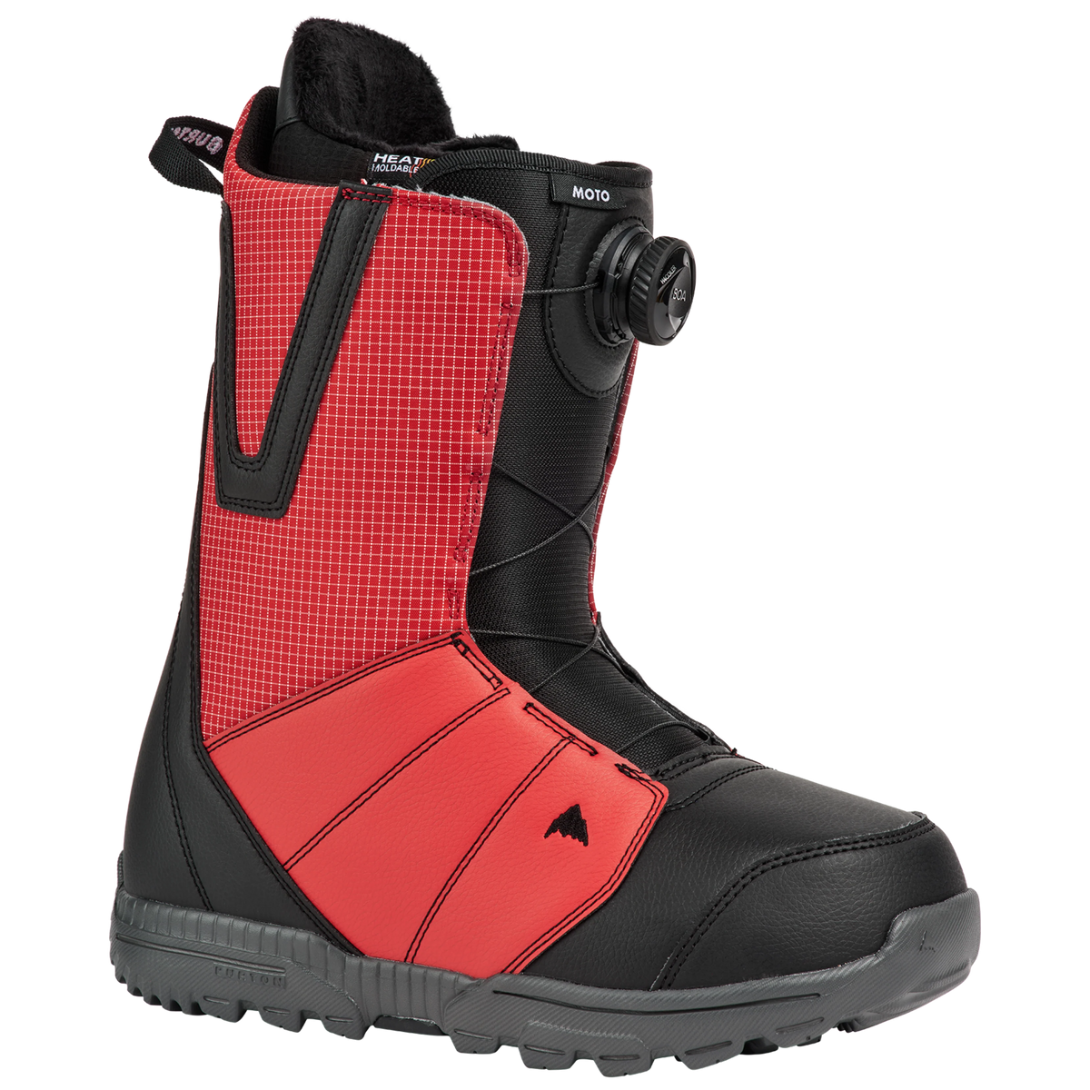 BURTON Moto Boa geranium red/black boots
