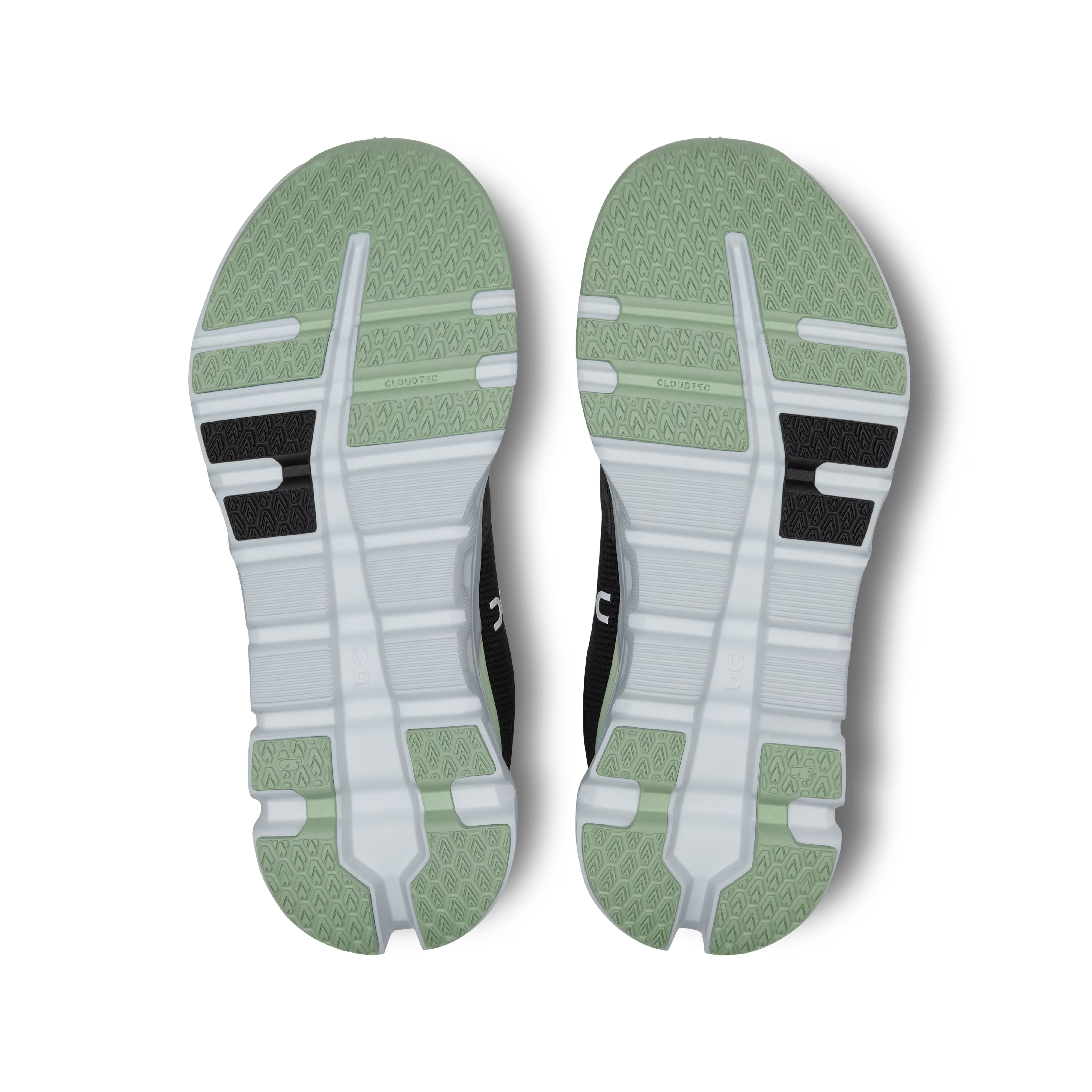 Chaussures ON Cloudrunner 2 Wide W gris/vert clair