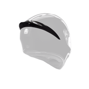 AGV hjelmspoiler K1 S malet spoiler sort
