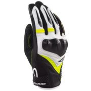 Gants CLOVER Raptor 3 blanc/jaune
