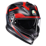 AGV K7 Glimpse matt schwarzer/roter Helm