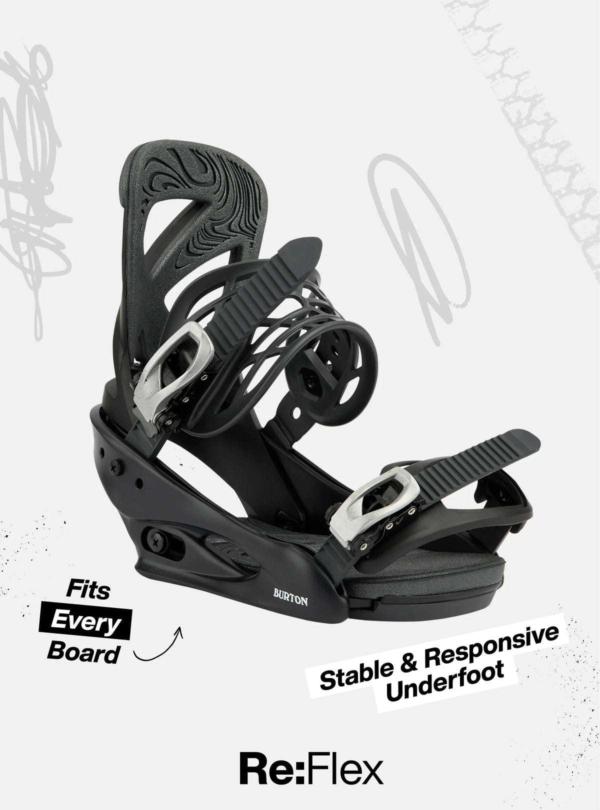 BURTON WMS Citizen chinchilla grey bindings