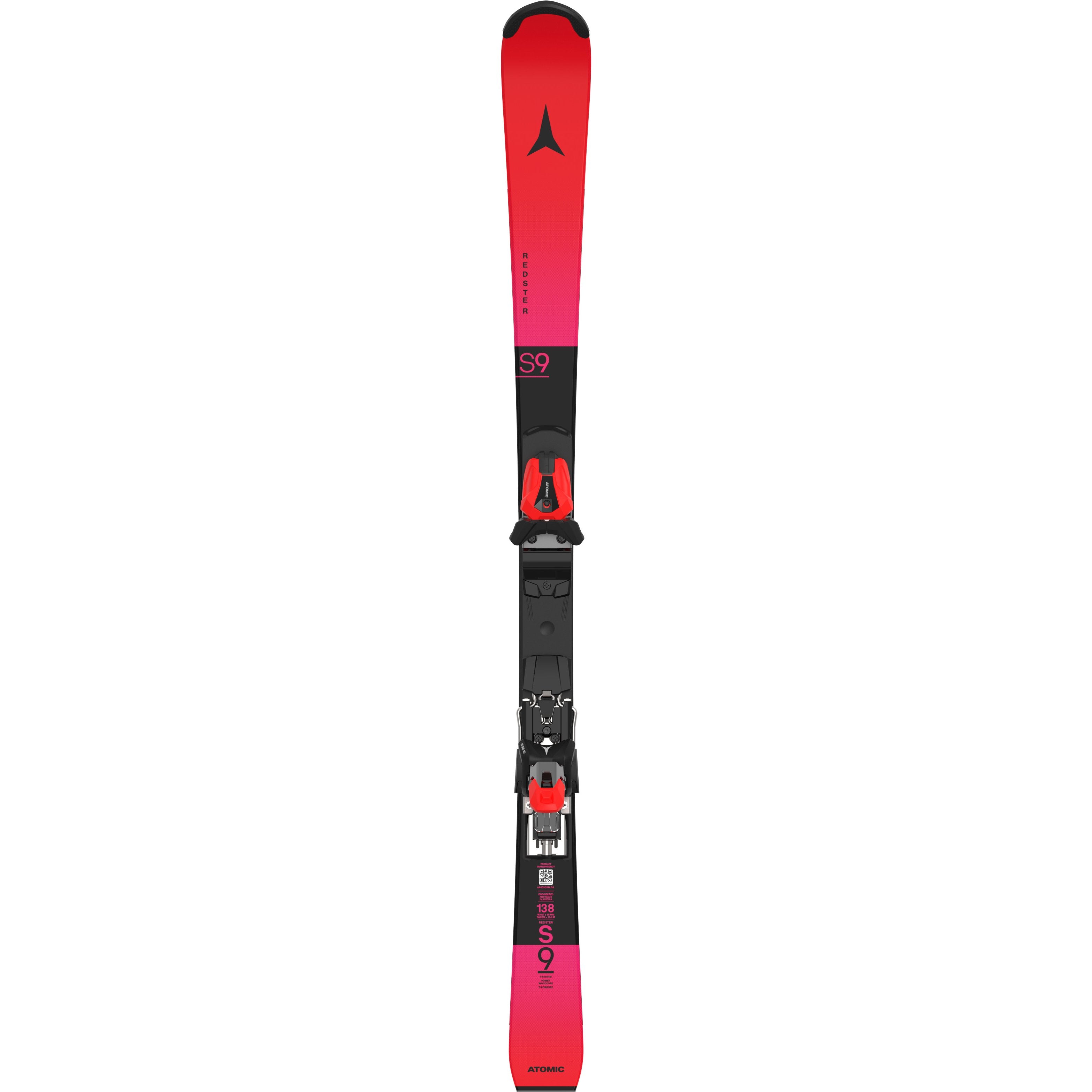 ATOMIC NYI Redster FIS S9 J-RP3 redbk/pink alpinski med Icon10-bindinger