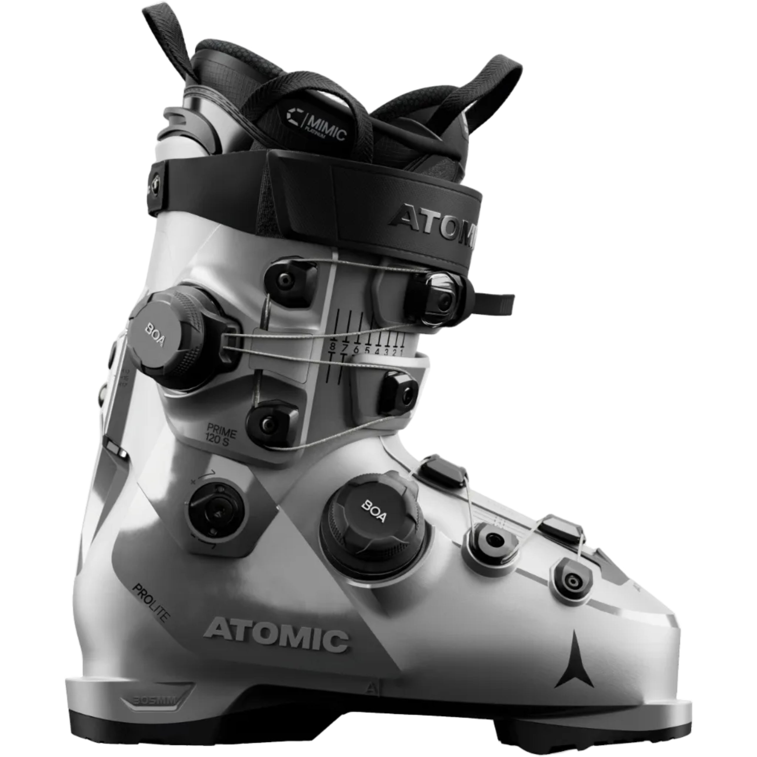 Bottes ATOMIC Hawx Prime 120 S Dual Boa argent/noir