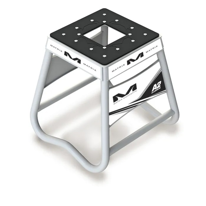 matrix-paliktnis-motociklam-a2-aluminum-stand-white