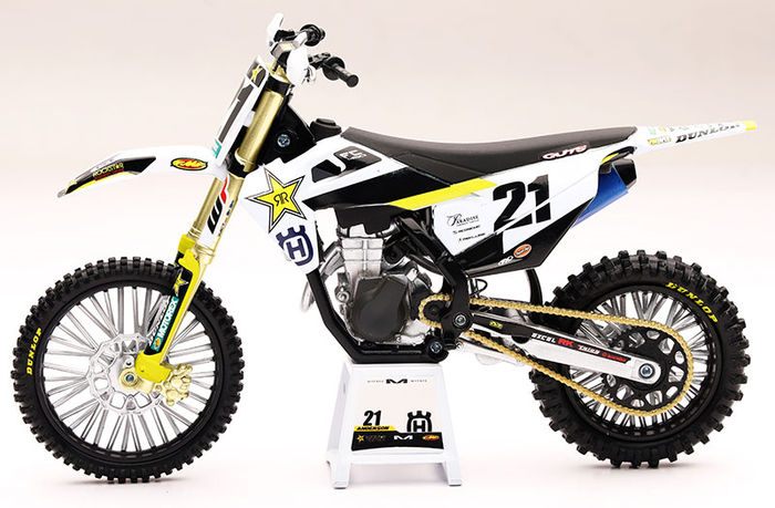 NEW RAY Modell 1:12 MX FC 450 Jason Anderson #21