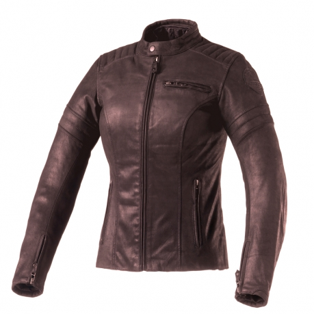 Giacca in pelle CLOVER Bullet Pro Lady marrone