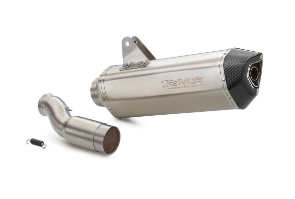 Scarico REMUS Slip-On SM701 '22 Acciaio con terminale in carbonio