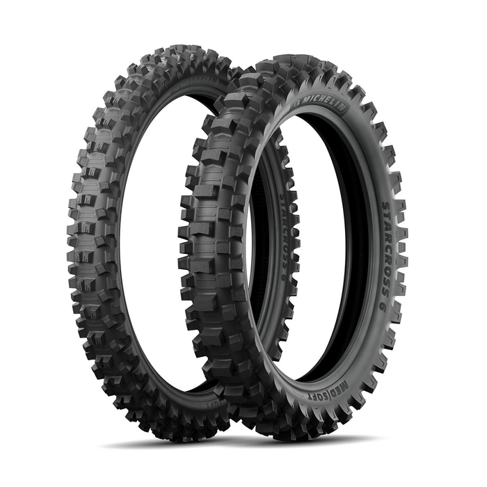 Pneu MICHELIN 110/90-19 Starcross 6 Medium Soft NHS 62M TT