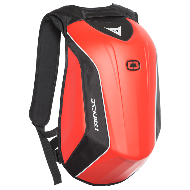 DAINESE backpack D Mach Hard fluo red/black