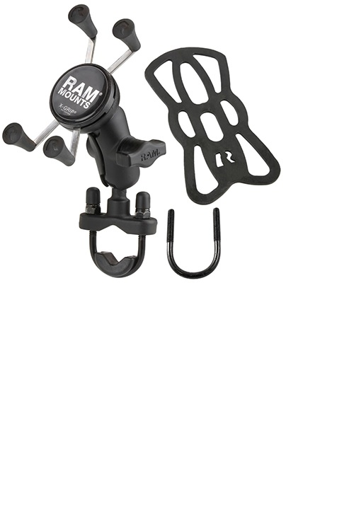 RAM MOUNT kit Rail Ubolt Uni XGrip avec caoutchouc de sécurité
