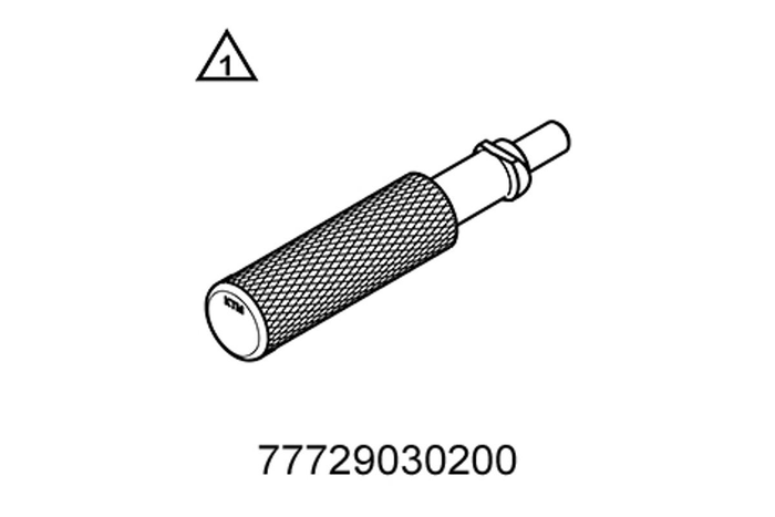 Retenue d'axe de piston coulissante des instruments HUSQVARNA