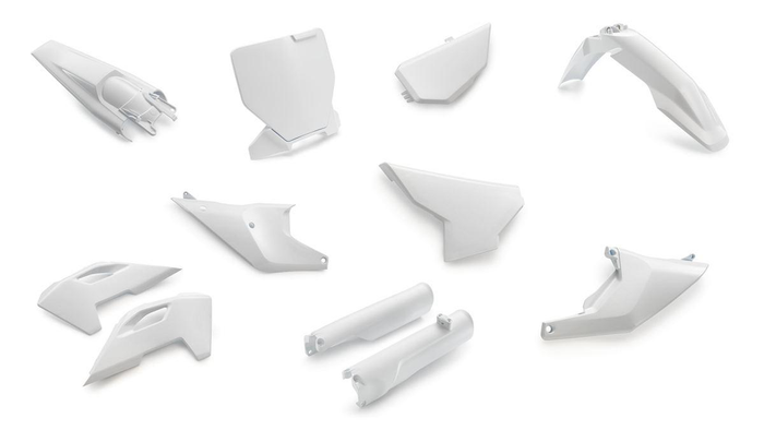 Kit plastique HUSQVARNA MX 125-450 '23 blanc